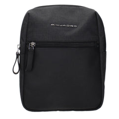 Piquadro Black Fabric Crossbody Bags