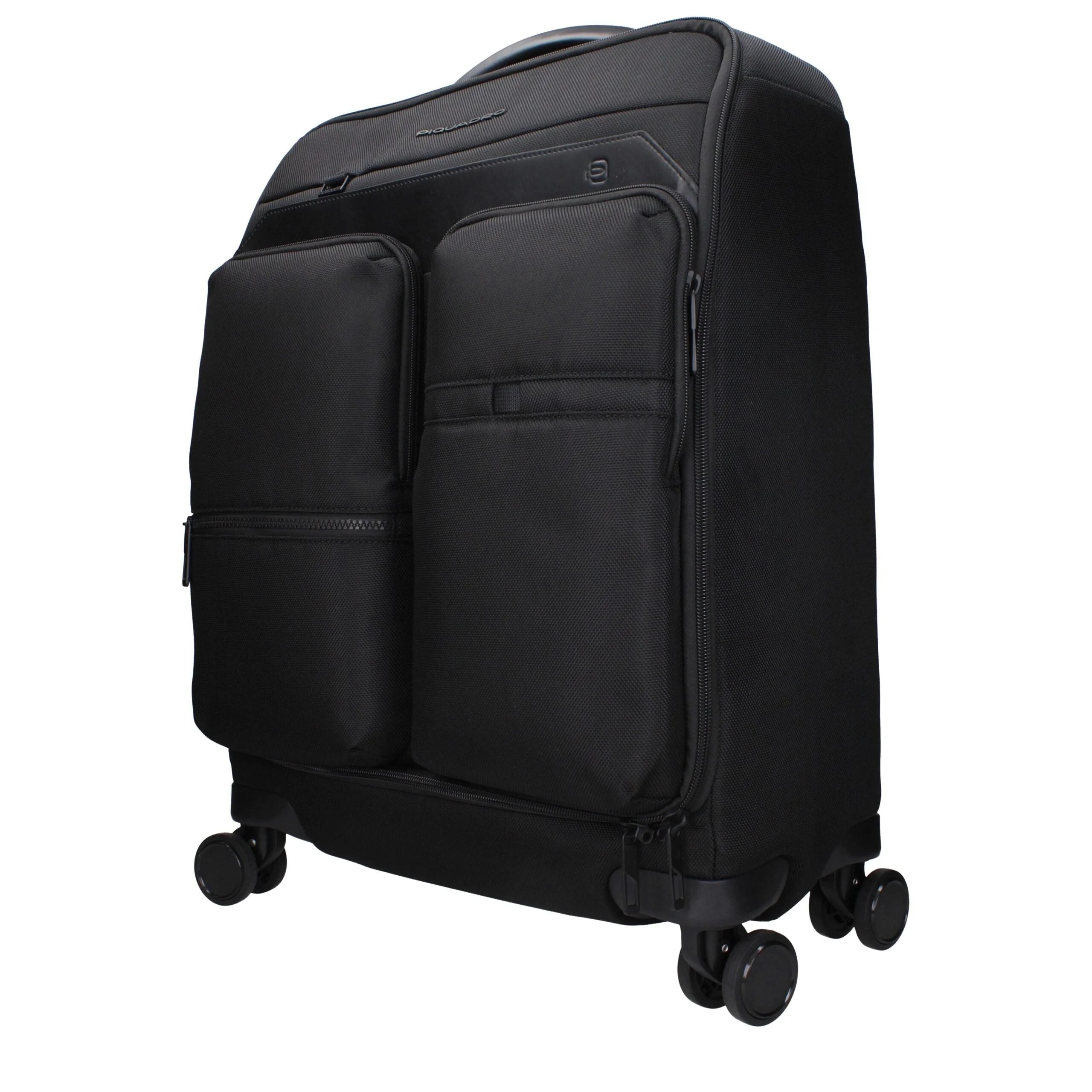Piquadro Black Fabric Luggage And Travel
