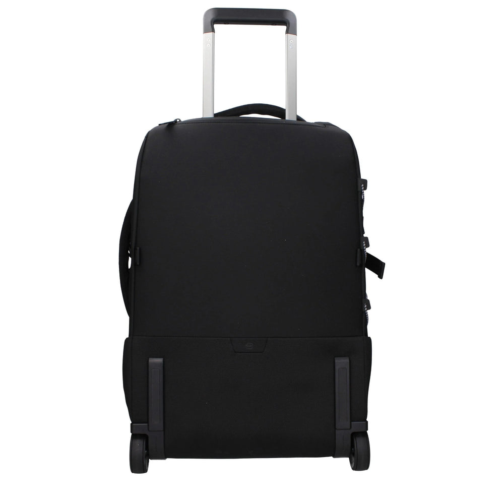 Piquadro Black Fabric Luggage And Travel
