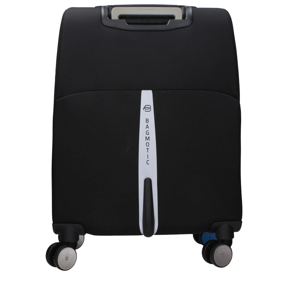 Piquadro Black Fabric Luggage And Travel