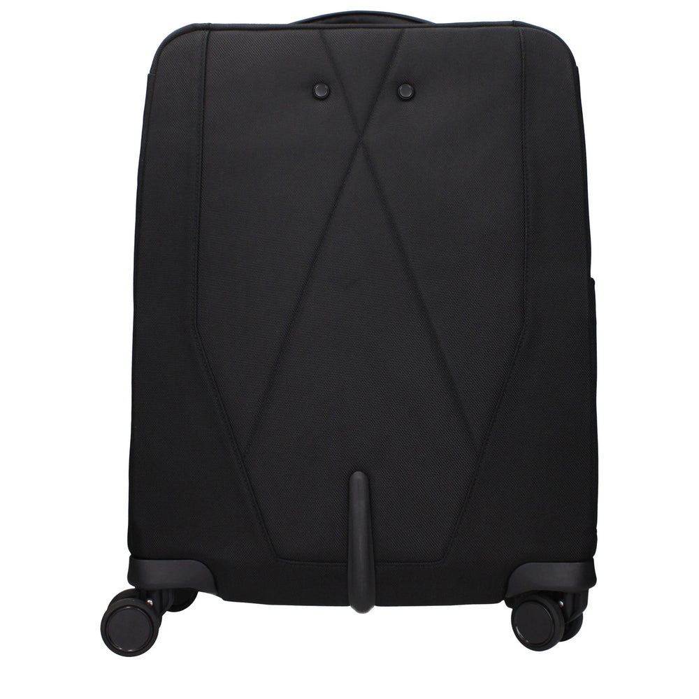 Piquadro Black Fabric Luggage And Travel