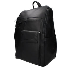 Piquadro Black Leather Backpack