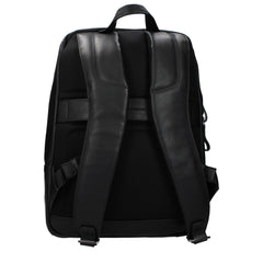 Piquadro Schwarzer Lederrucksack