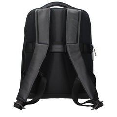 Piquadro Black Leather Backpacks