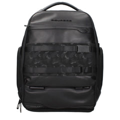 Piquadro Black Leather Backpacks