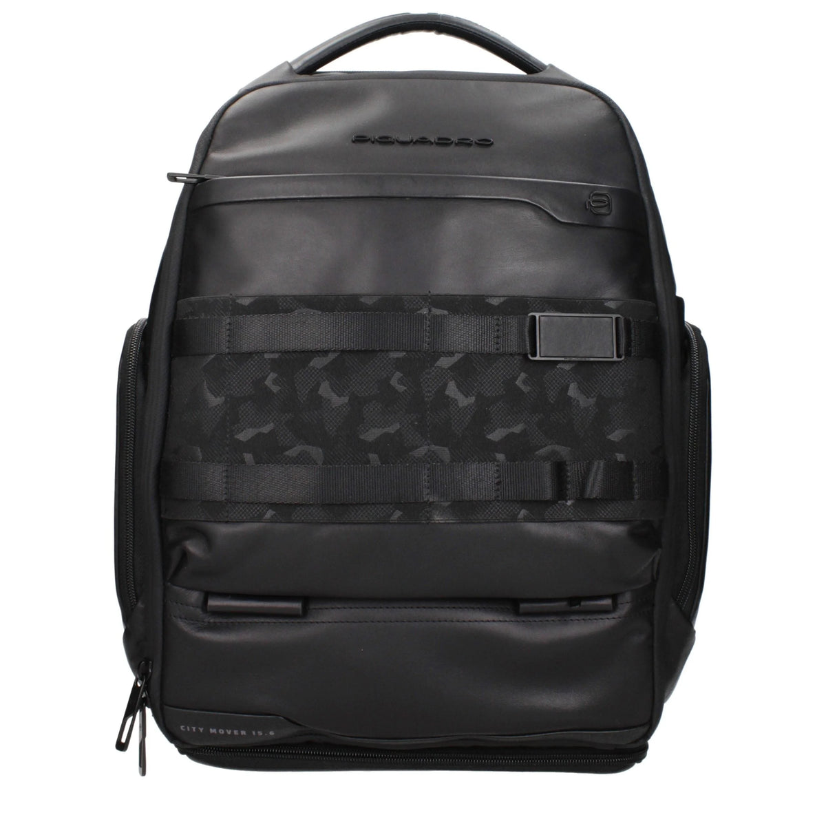 Piquadro Black Leather Backpacks