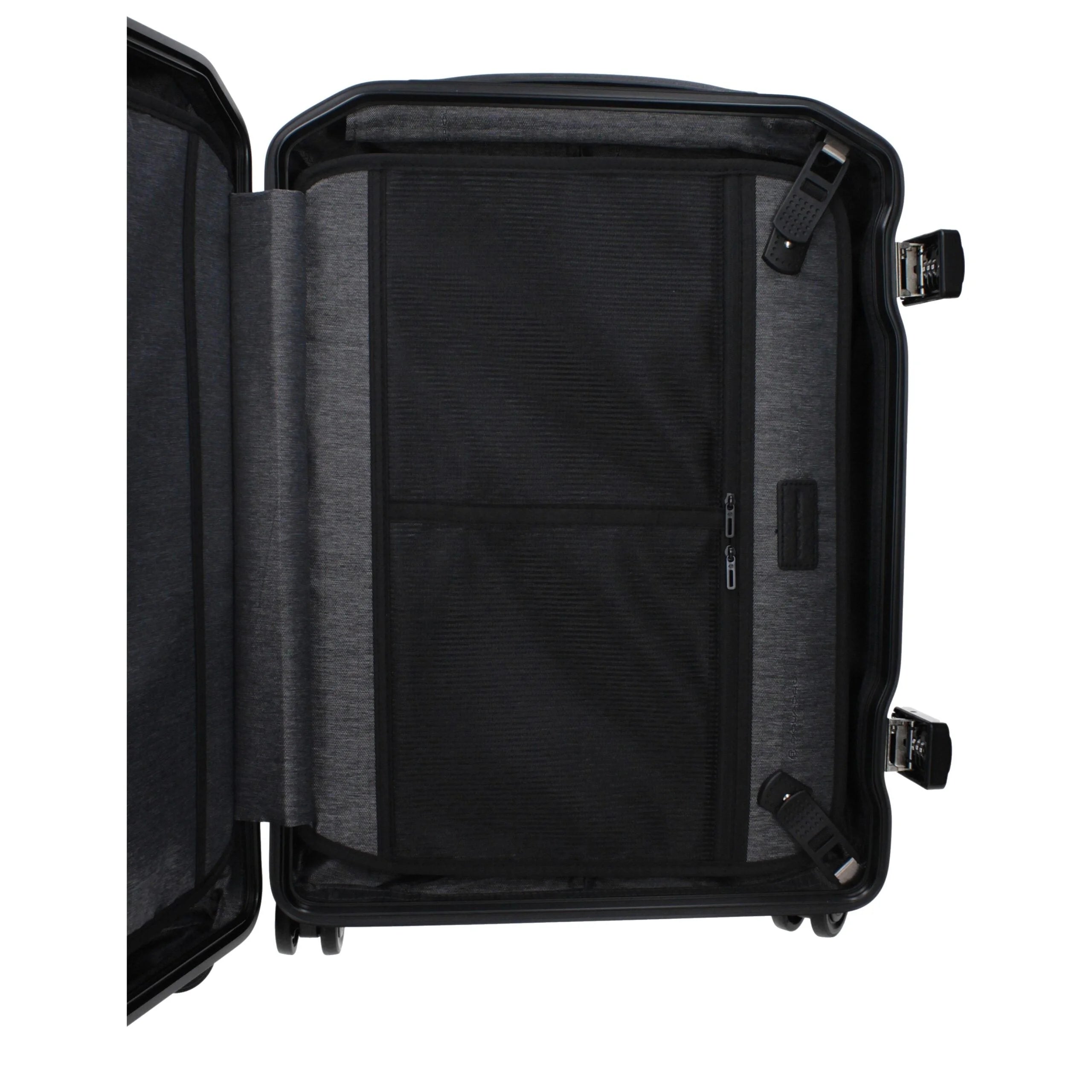 Piquadro Black Polycarbonate Luggage And Travel