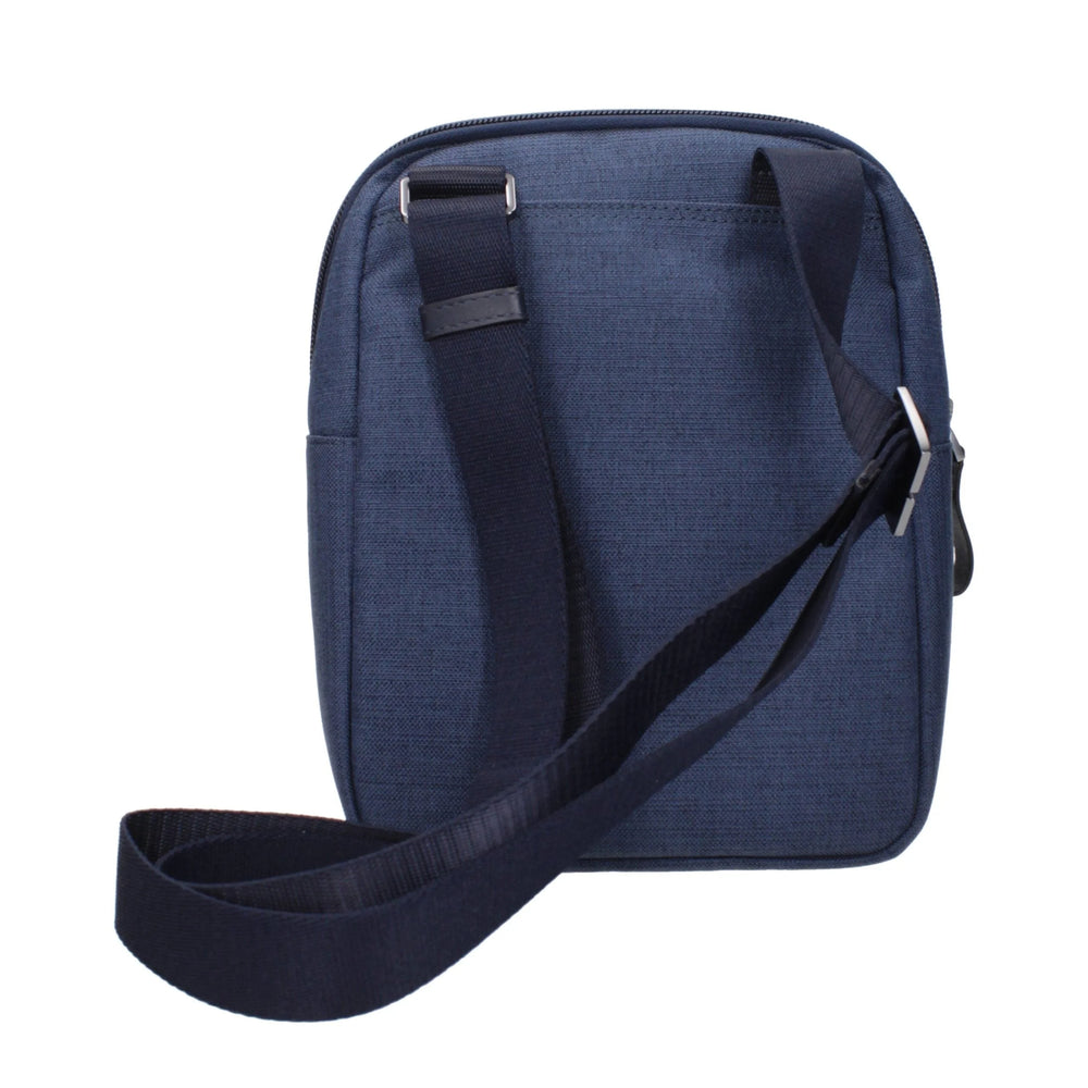 Piquadro Blue Fabric Crossbody Bags