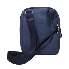 Piquadro Blue Fabric Crossbody Bags