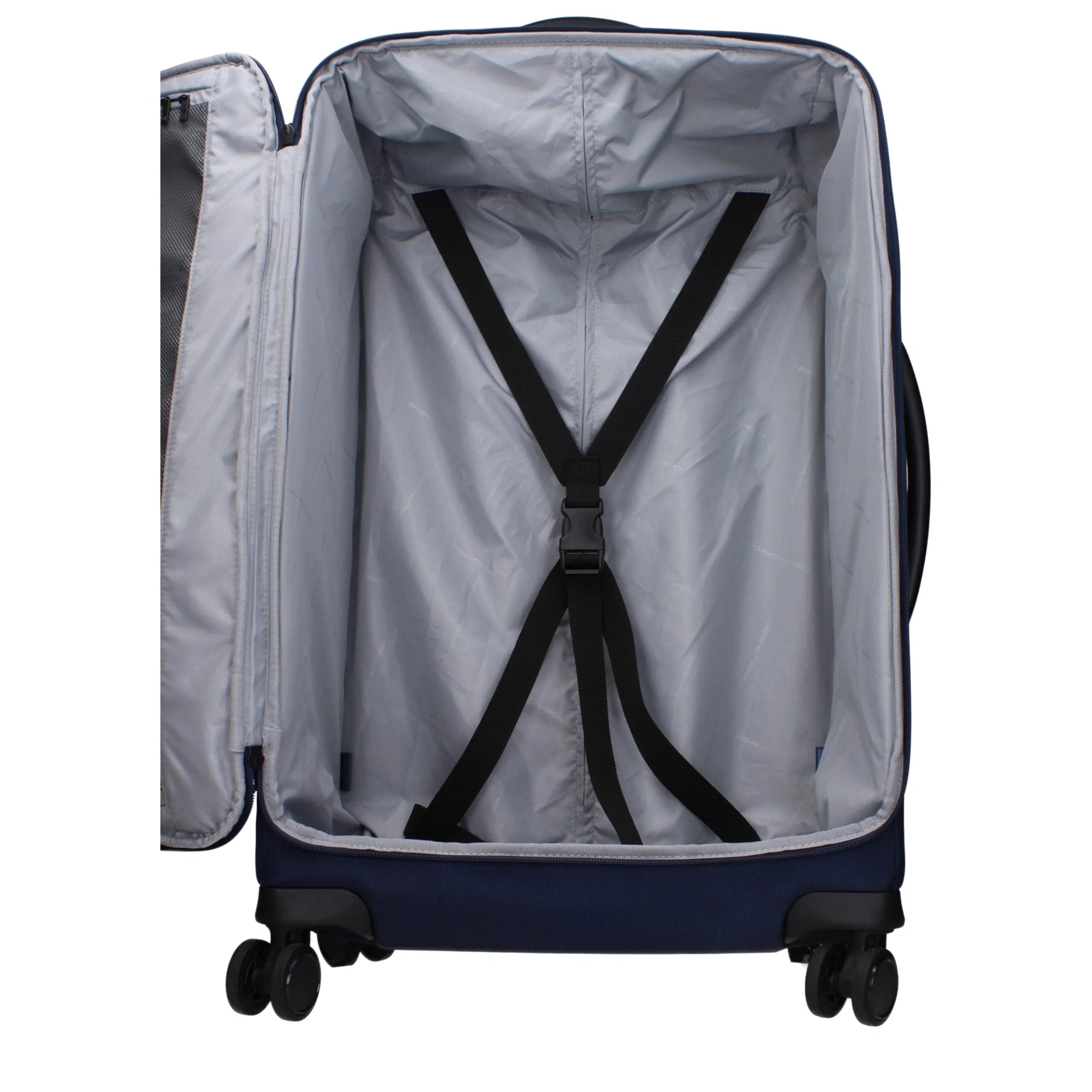 Piquadro Blue Fabric Luggage And Travel