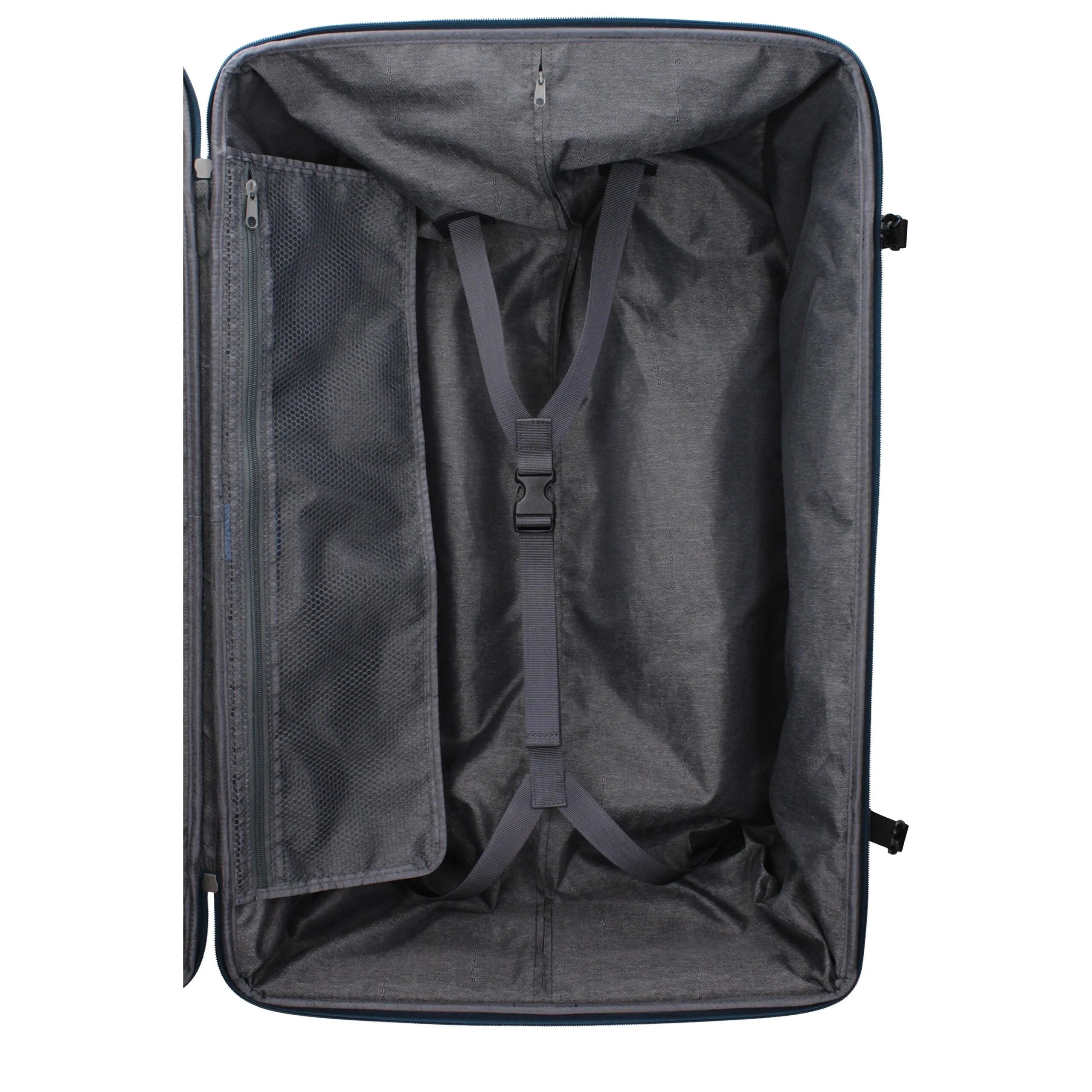 Piquadro Blue Fabric Luggage And Travel