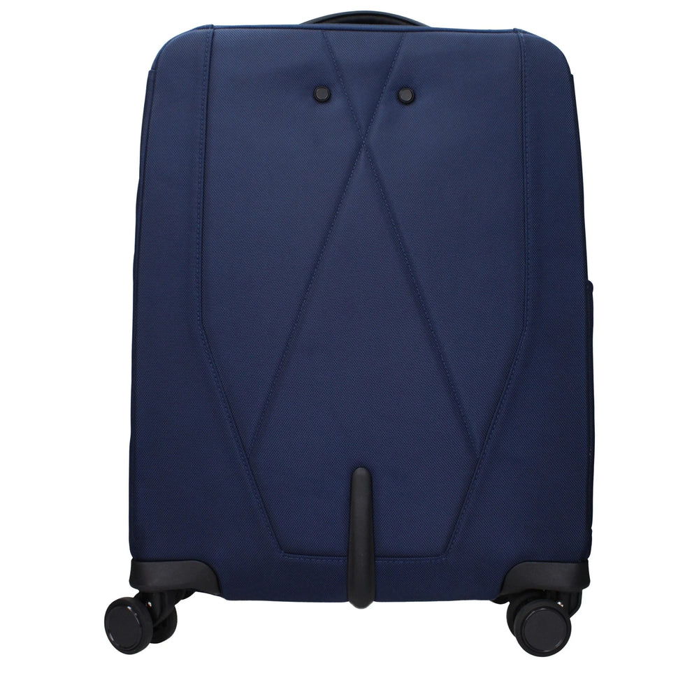Piquadro Blue Fabric Luggage And Travel