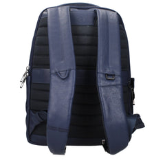 Piquadro Blue Leather Backpacks