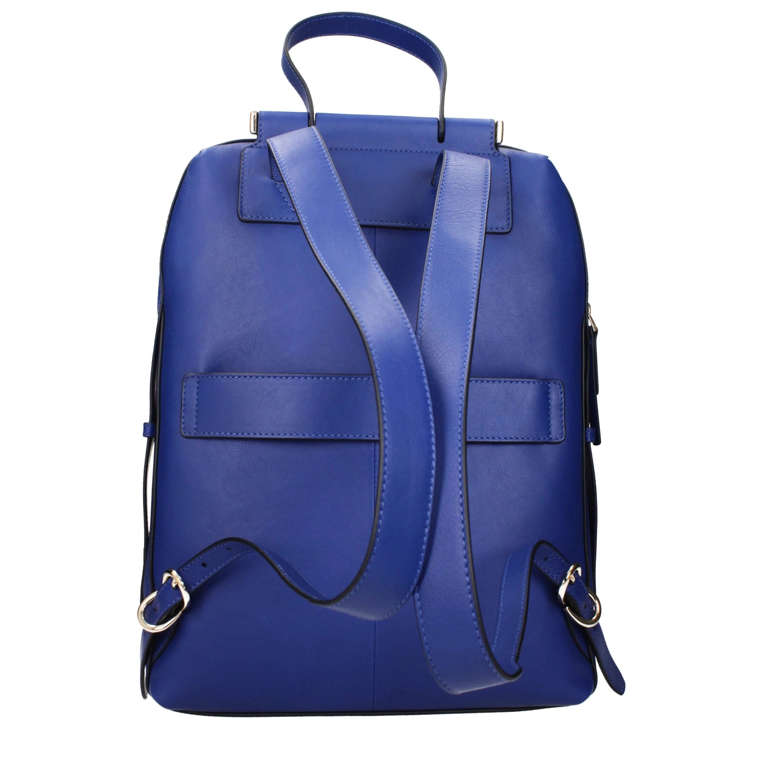 Piquadro Blue Leather Backpacks