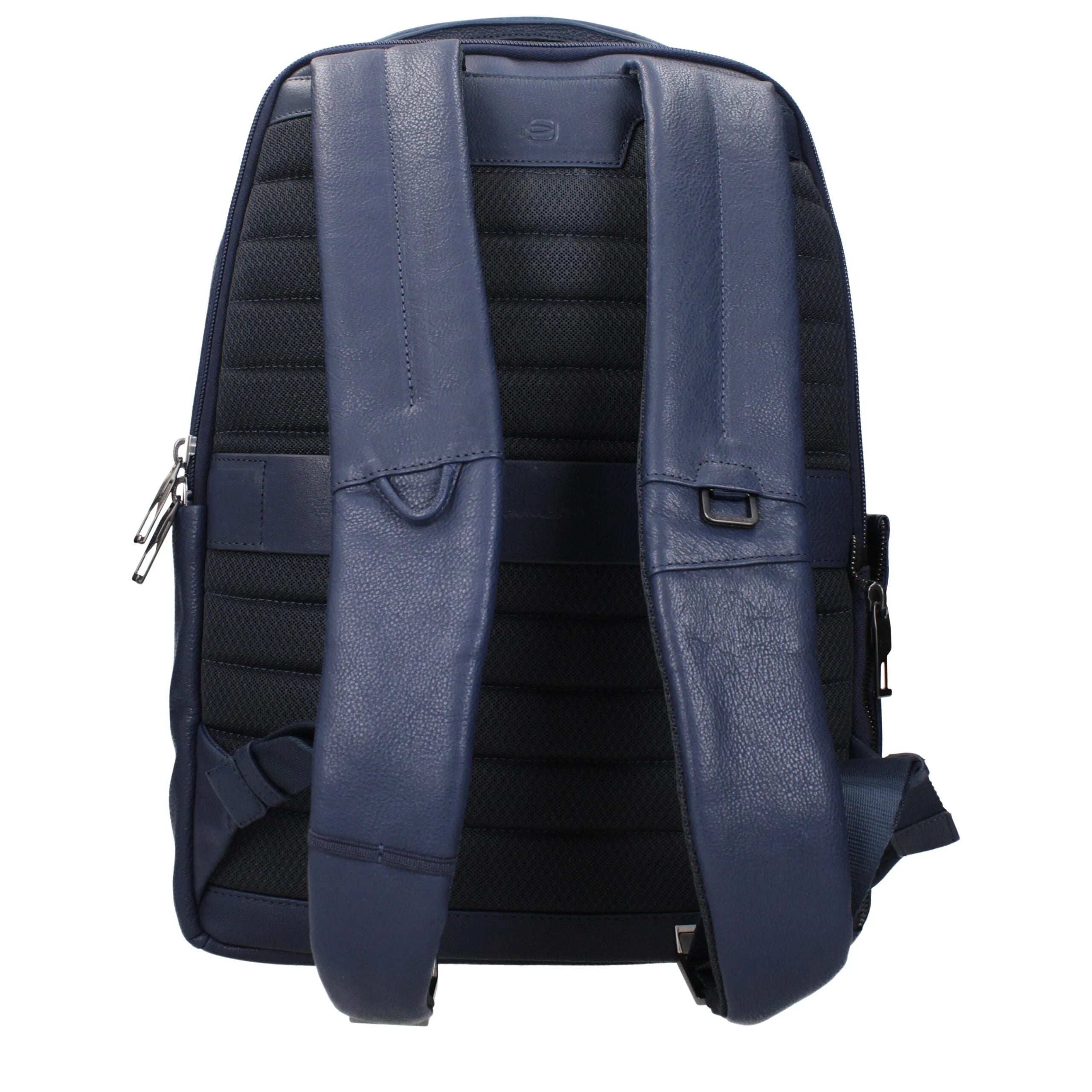 Piquadro Blue Leather Backpacks