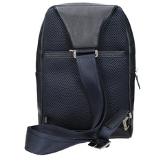 Piquadro Modré kožené crossbody kabelky