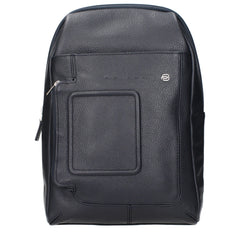 Piquadro Modré kožené crossbody kabelky