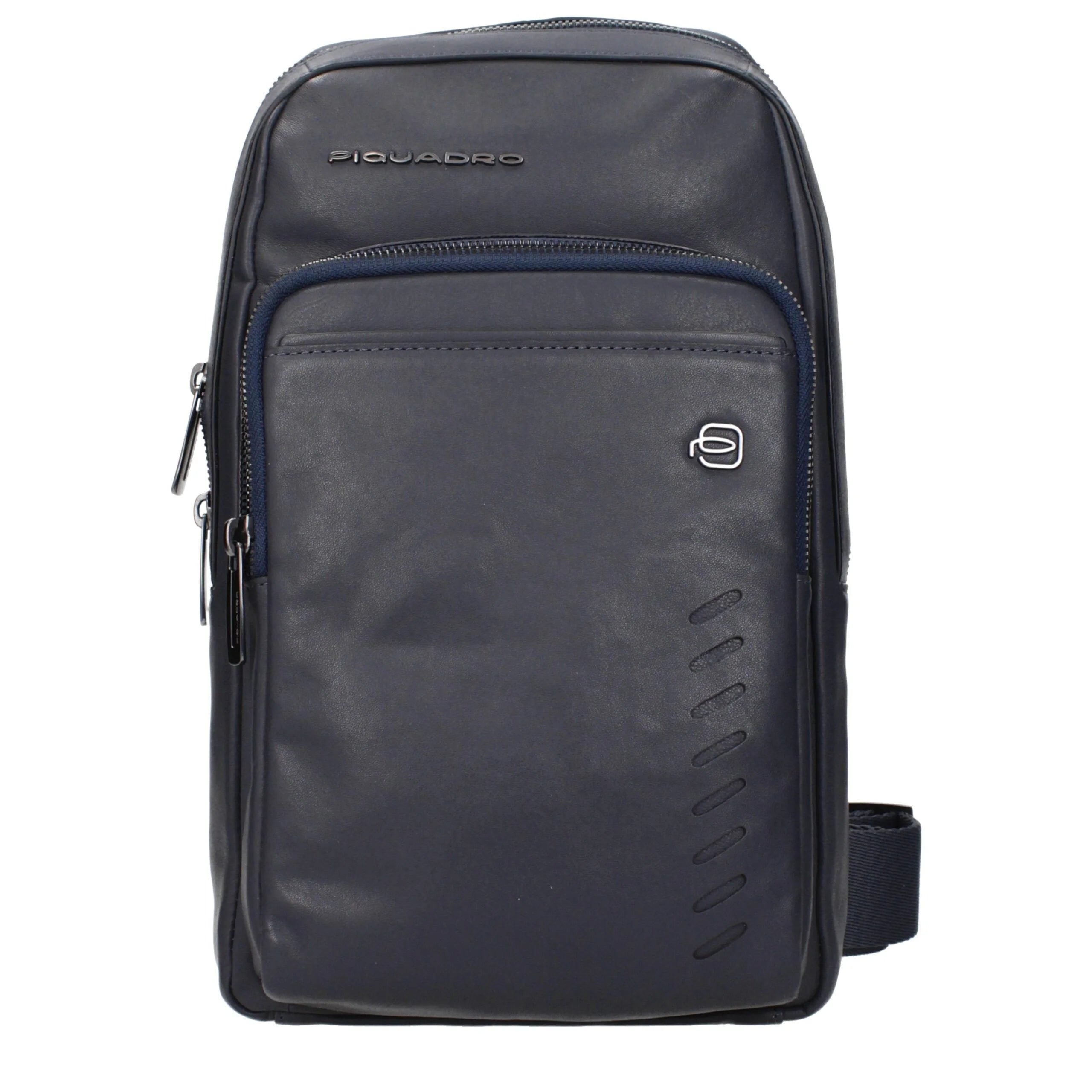 Piquadro Blue Leather Crossbody Bags