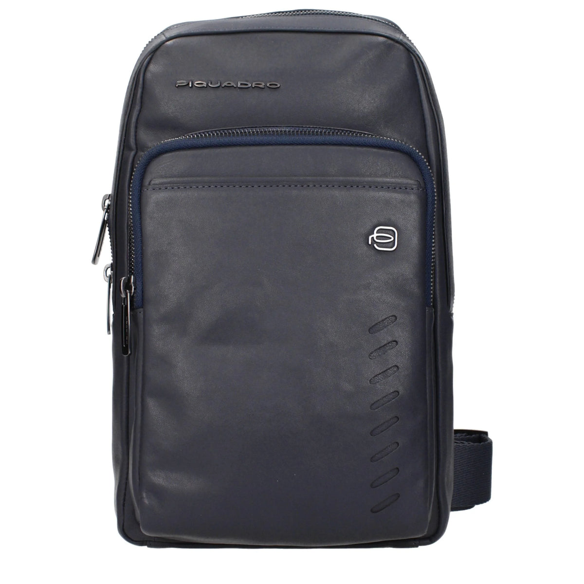 Piquadro Blue Leather Crossbody Bags