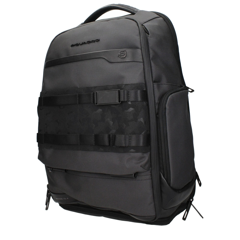 Sacs à dos en tissu gris Piquadro