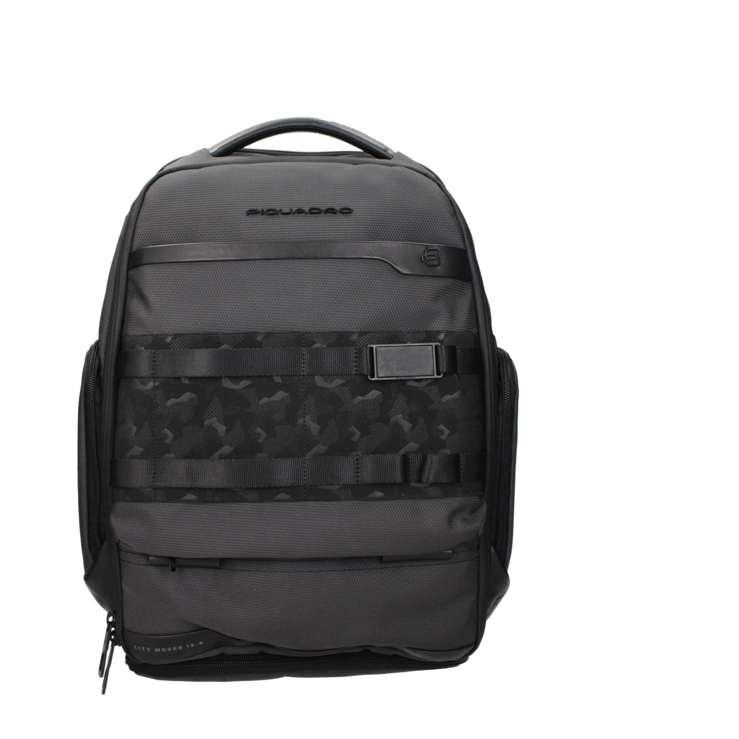 Piquadro Gray Fabric Backpacks