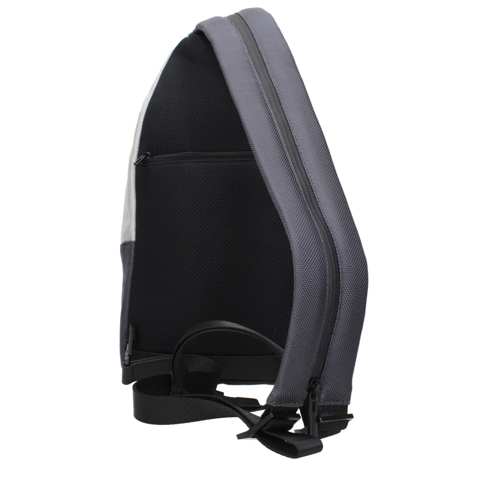 Piquadro Gray Fabric Backpacks