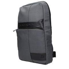 Piquadro Gray Fabric Crossbody Bags