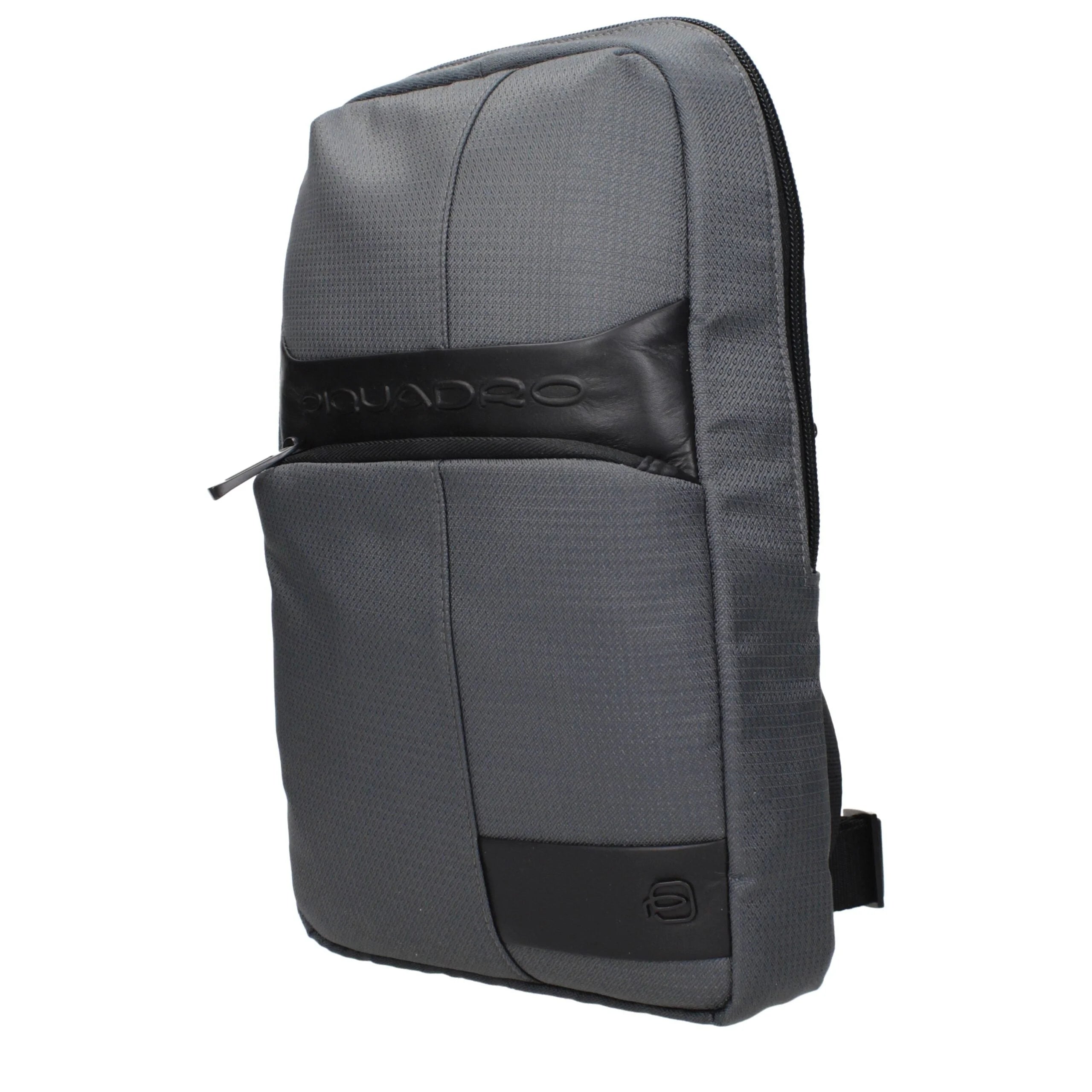 Piquadro Gray Fabric Crossbody Bags