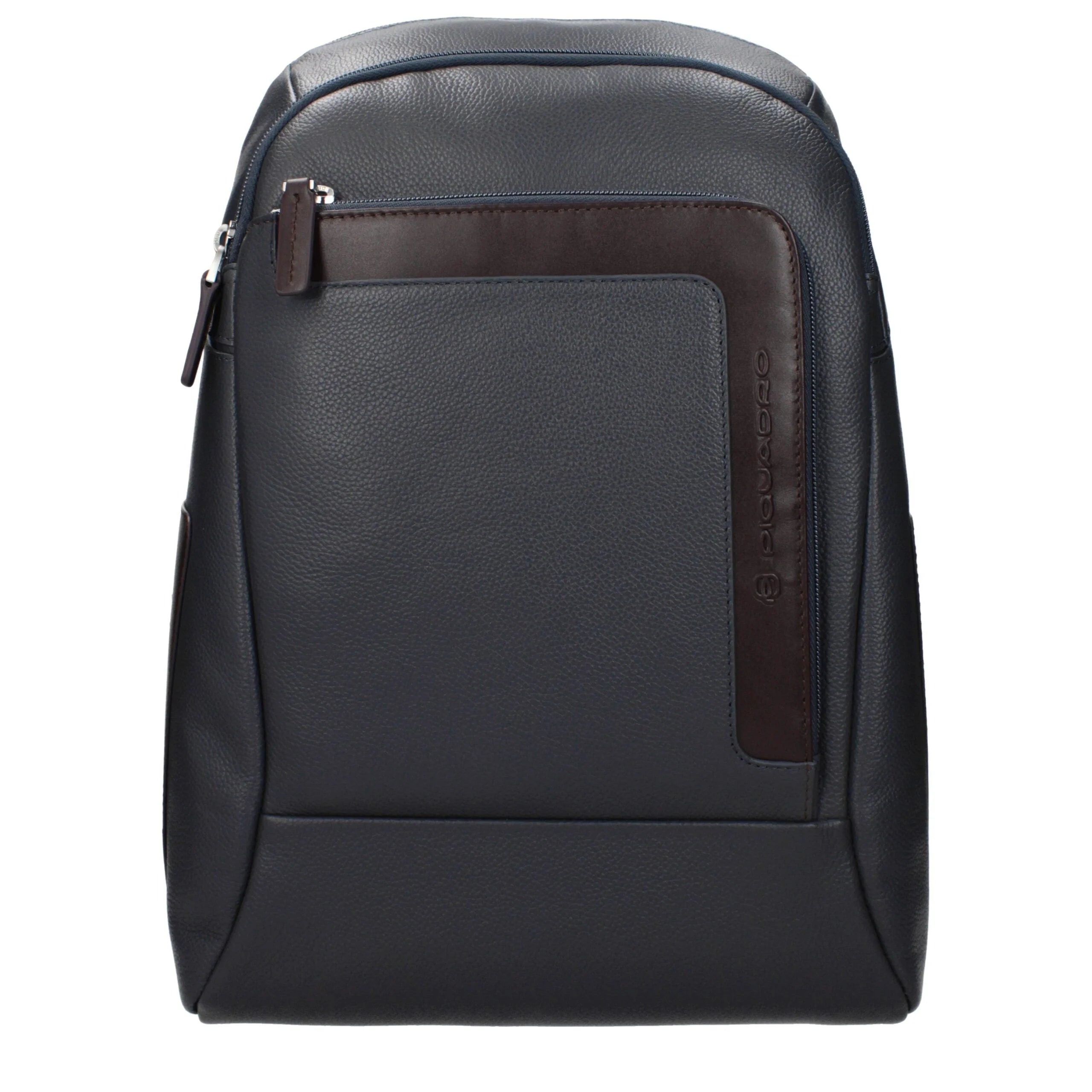 Sac à dos Piquadro en cuir gris