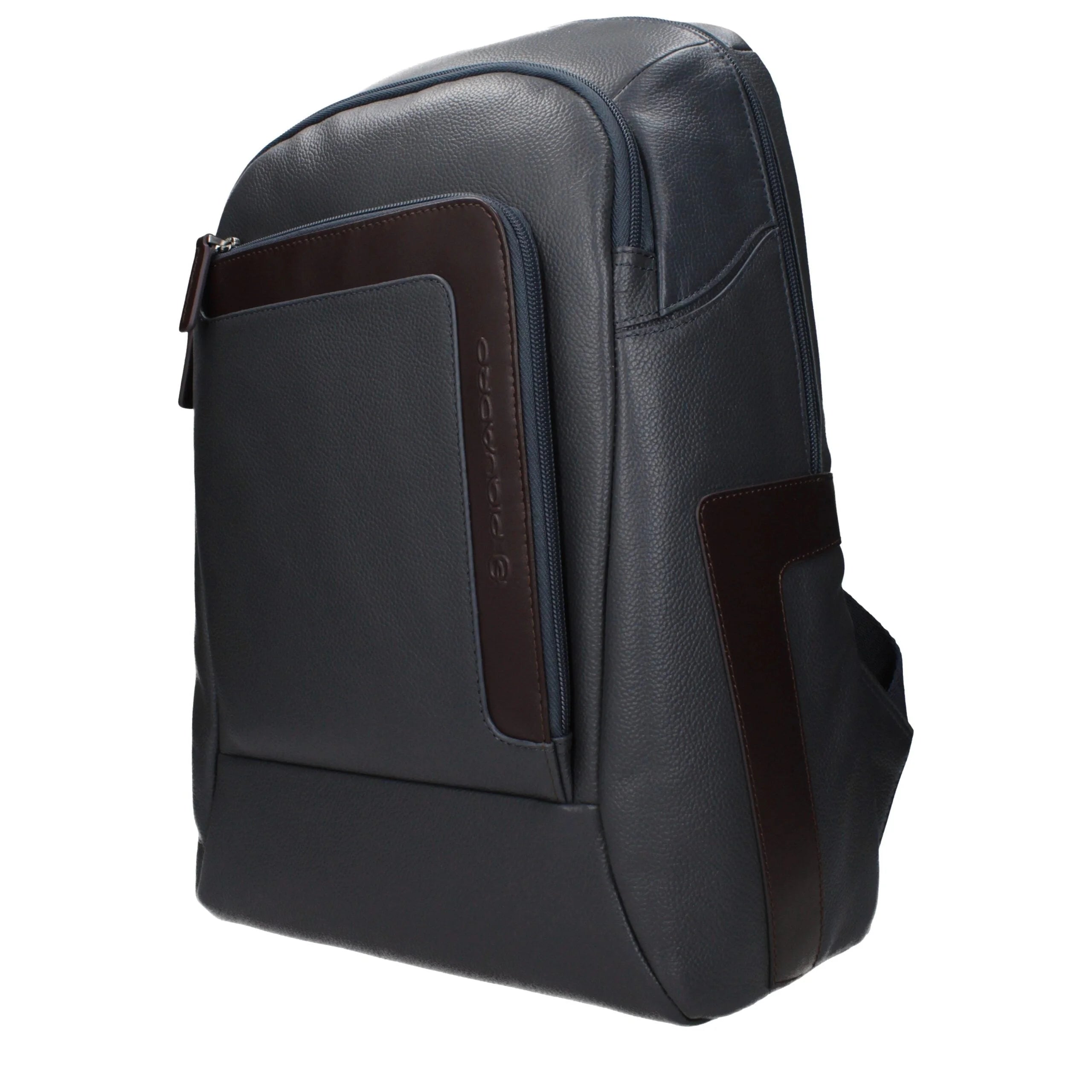 Sac à dos Piquadro en cuir gris