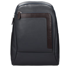 Piquadro Gray Leather Backpack