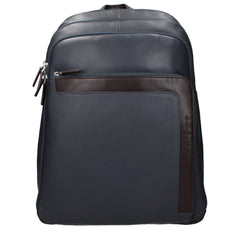 Piquadro Gray Leather Backpack