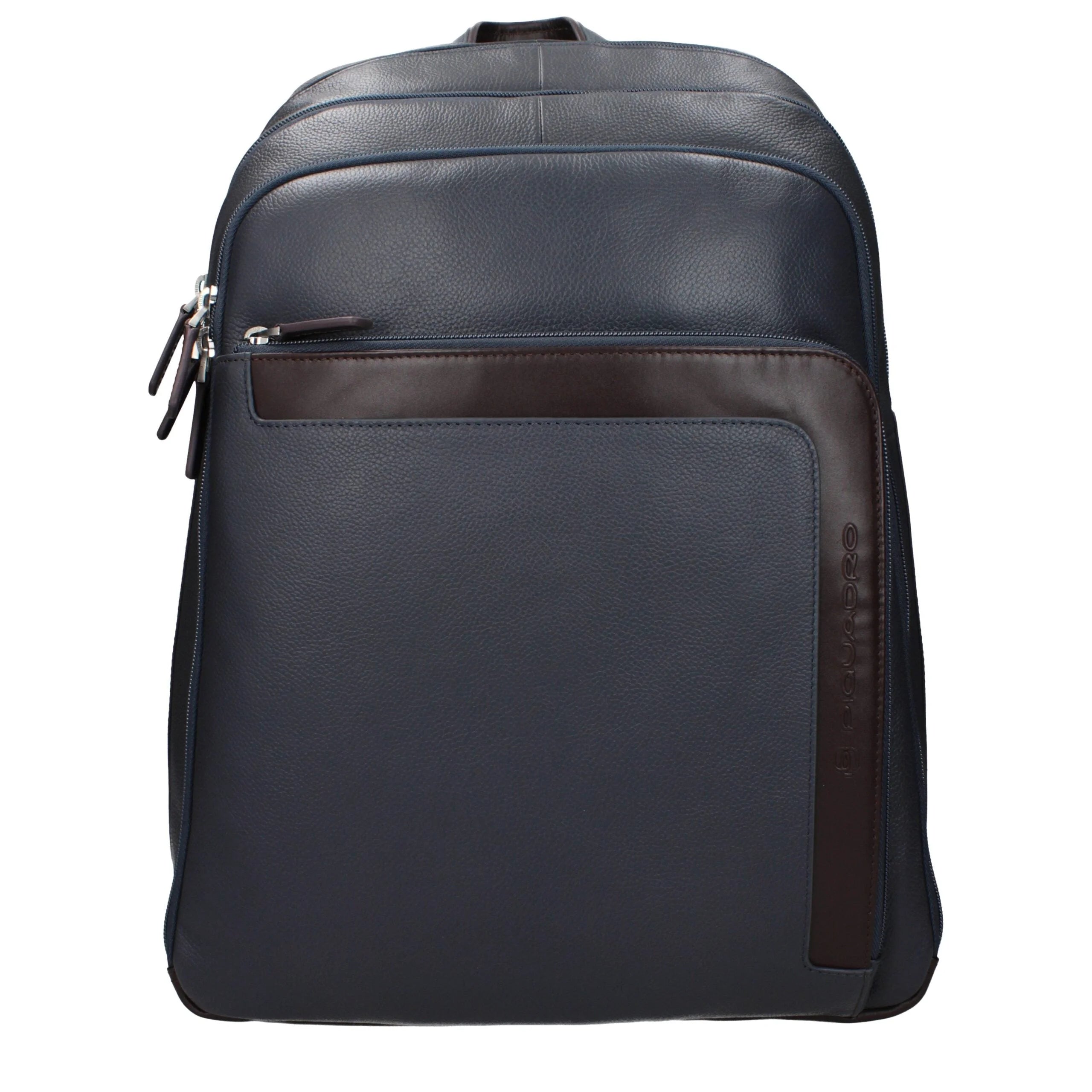 Piquadro Gray Leather Backpack