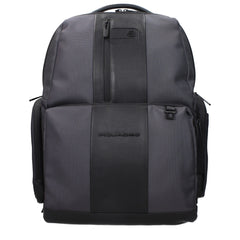 Piquadro Gray Nylon Backpacks