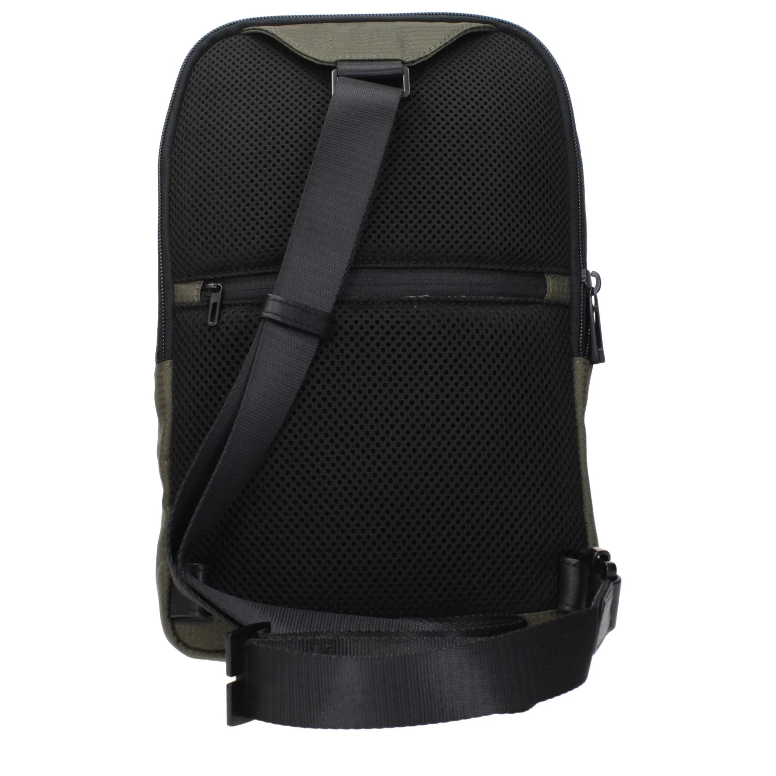 Piquadro Green Fabric Crossbody Bags