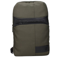 Piquadro Green Fabric Crossbody Bags