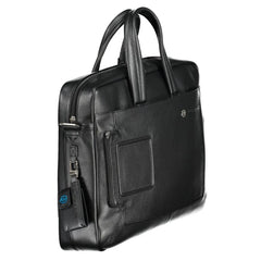 Valise Piquadro Nero Cuir Homme