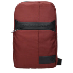 Piquadro Red Fabric Crossbody Bags