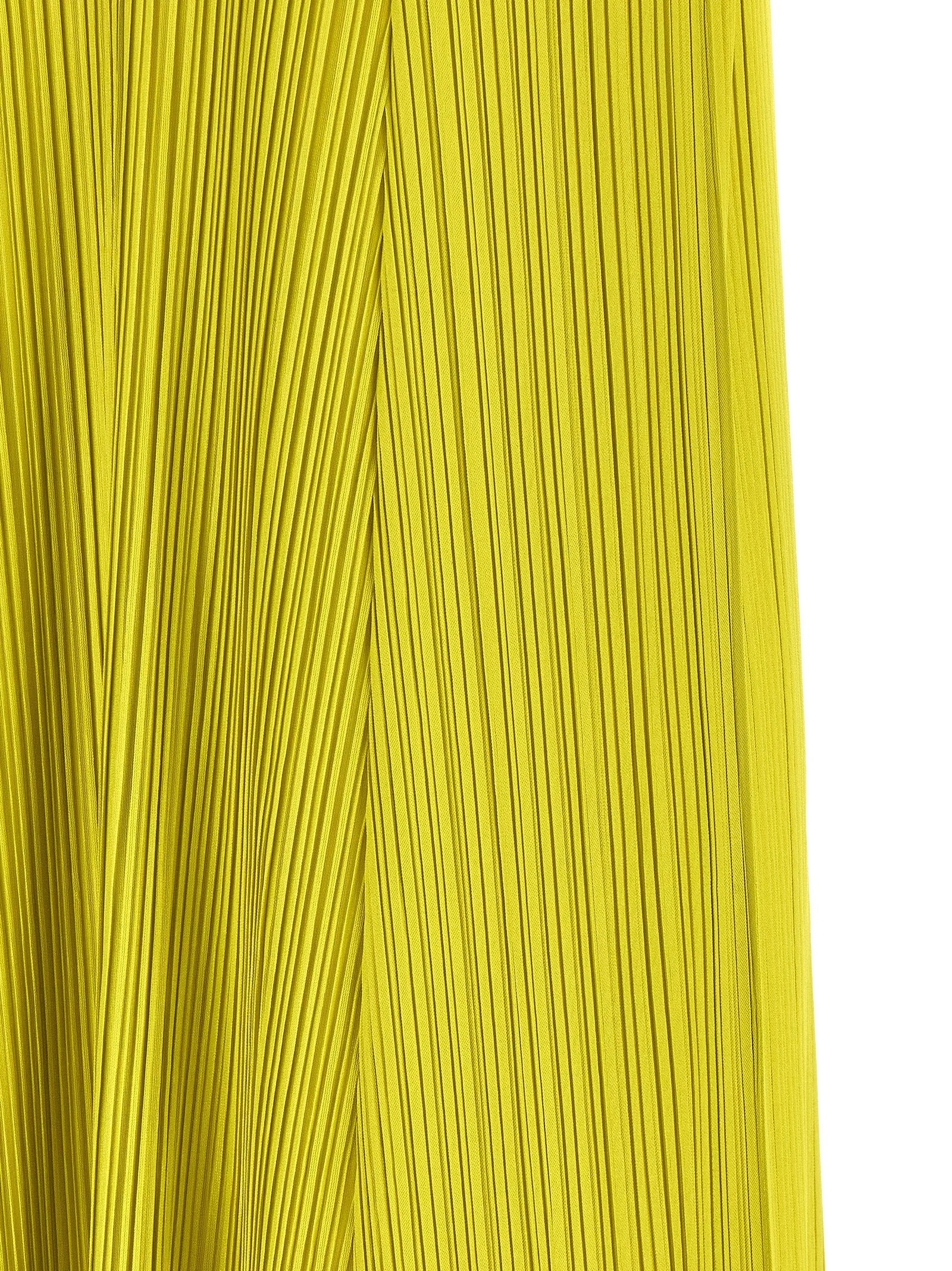 PLEATS PLEASE ISSEY MIYAKE Bicolor Polyester Midi Dress - 5