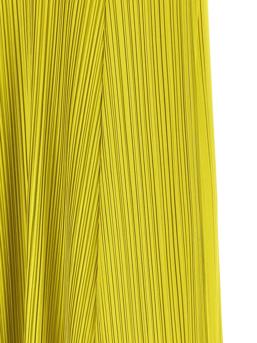 PLEATS PLEASE ISSEY MIYAKE Bicolor Polyester Midi Dress - 5