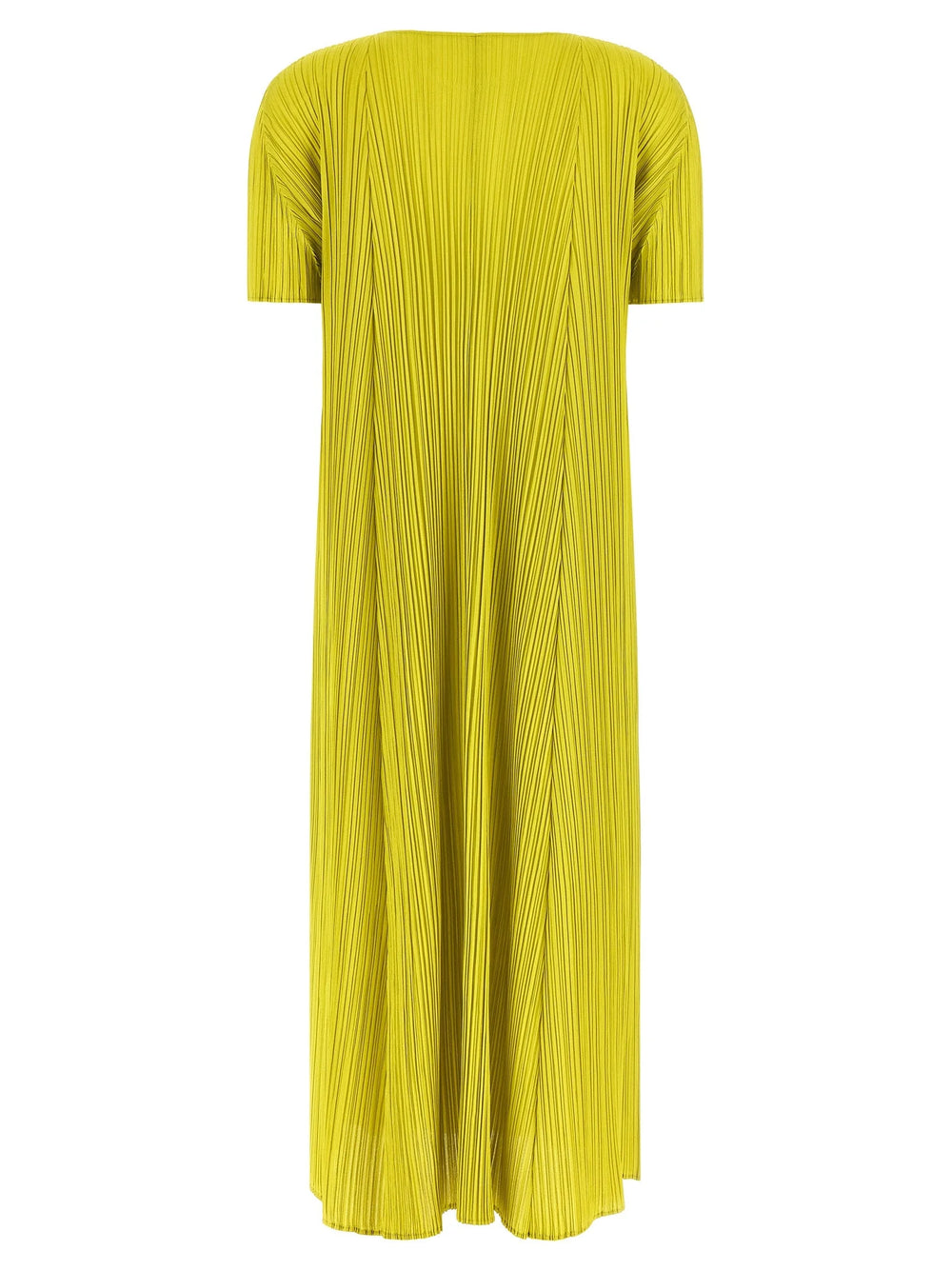 PLEATS PLEASE ISSEY MIYAKE Bicolor Polyester Midi Dress - 5