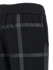 PLEATS PLEASE ISSEY MIYAKE Black Polyester Casual Pants - One Size