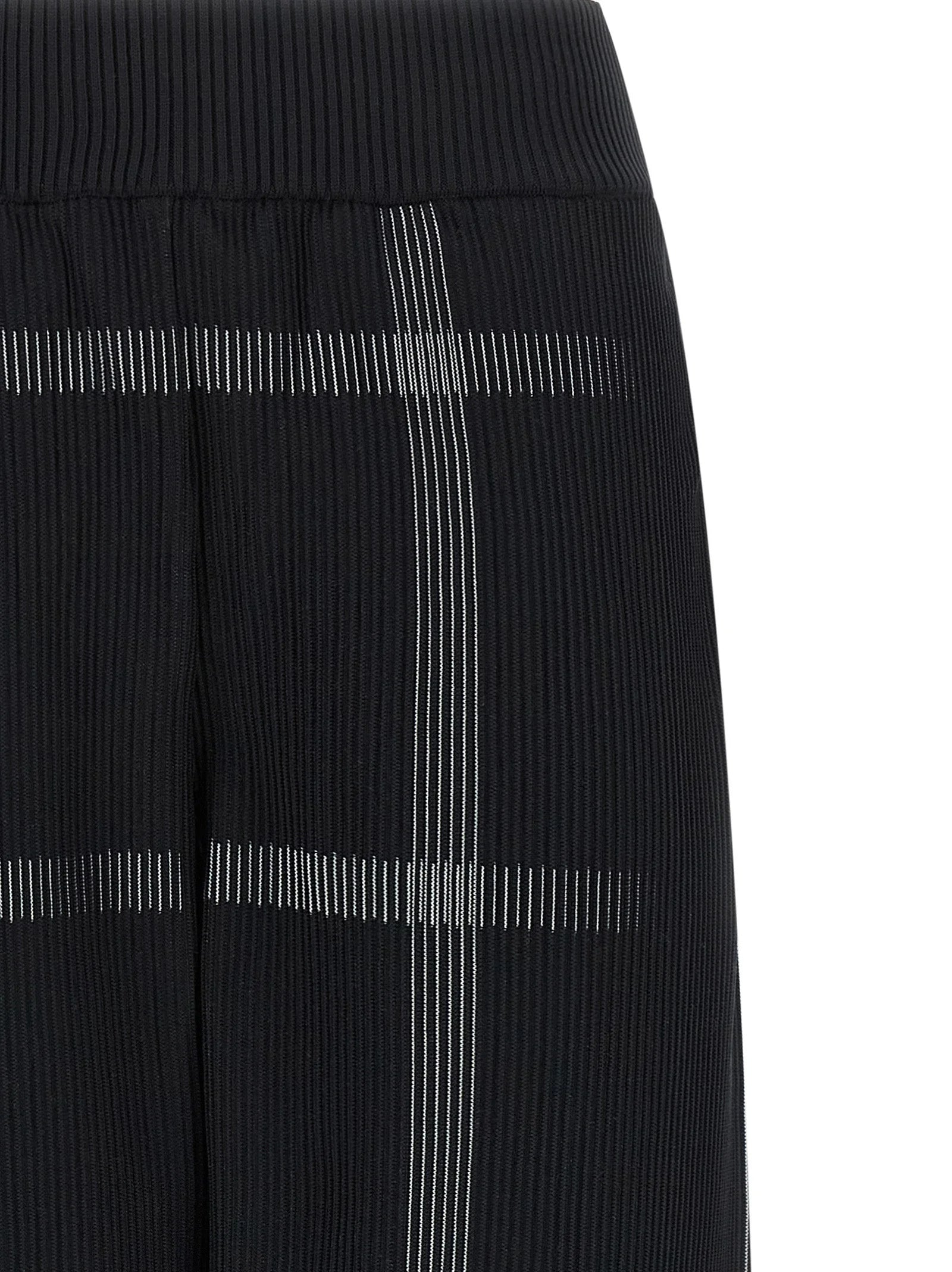 PLEATS PLEASE ISSEY MIYAKE Black Polyester Casual Pants - One Size