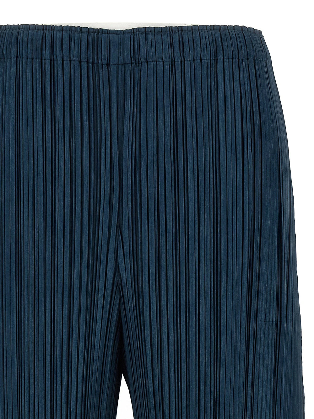 PLEATS PLEASE ISSEY MIYAKE Blue Polyester Casual Pants - 5