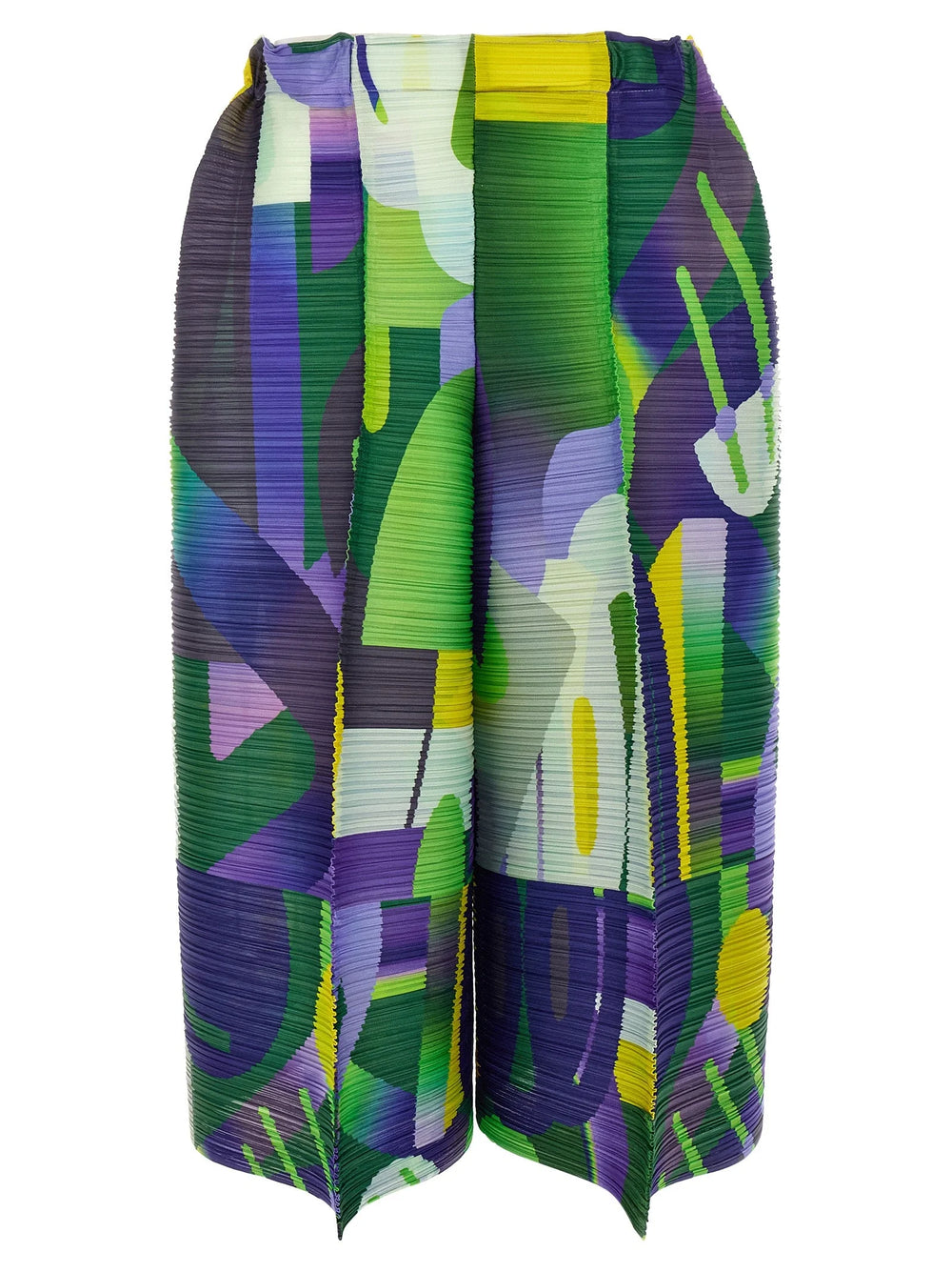 PLEATS PLEASE ISSEY MIYAKE Multicolor Polyester Casual Pants - 5