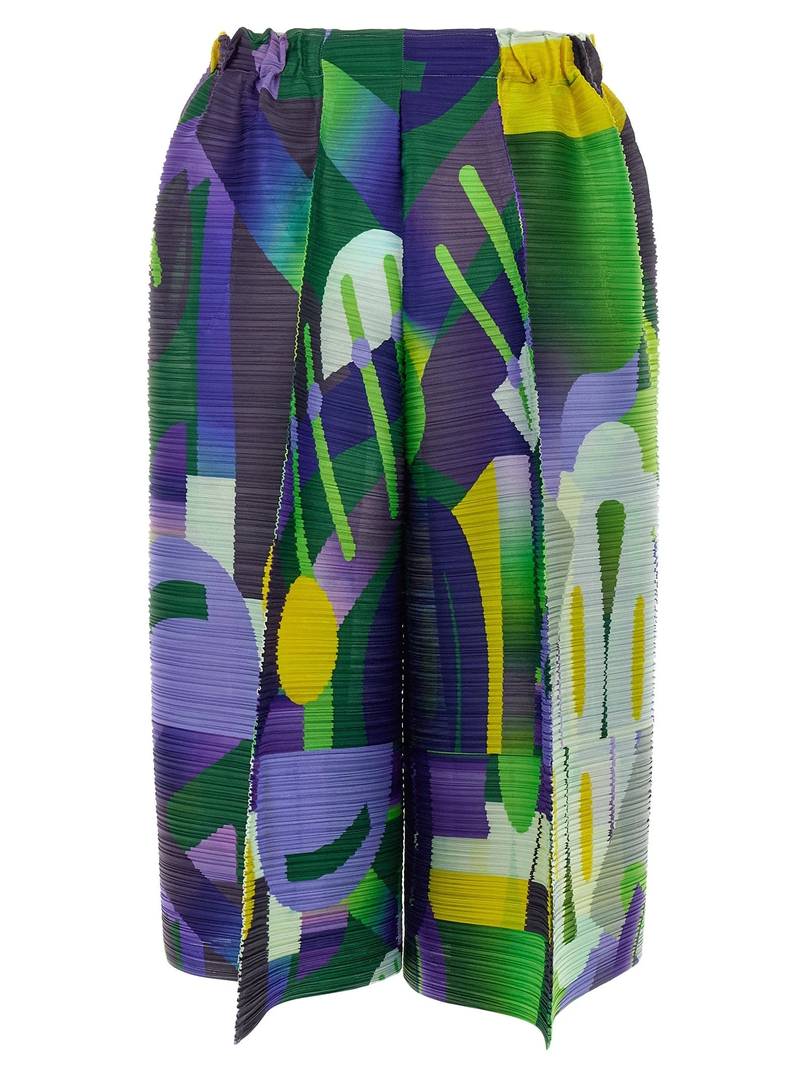 PLEATS PLEASE ISSEY MIYAKE Multicolor Polyester Casual Pants - 5