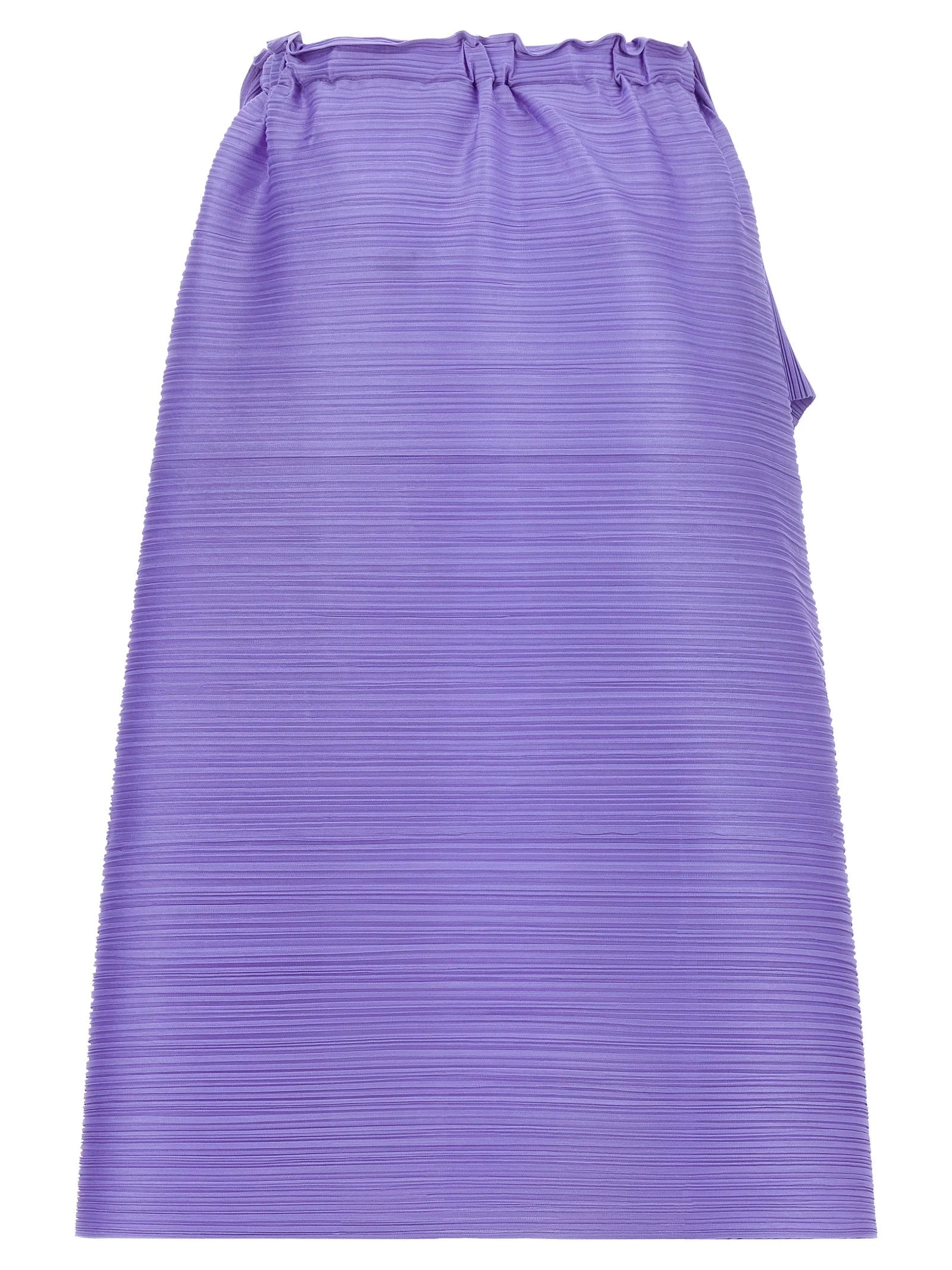 PLEATS PLEASE ISSEY MIYAKE Purple Polyester Midi Skirt - 5