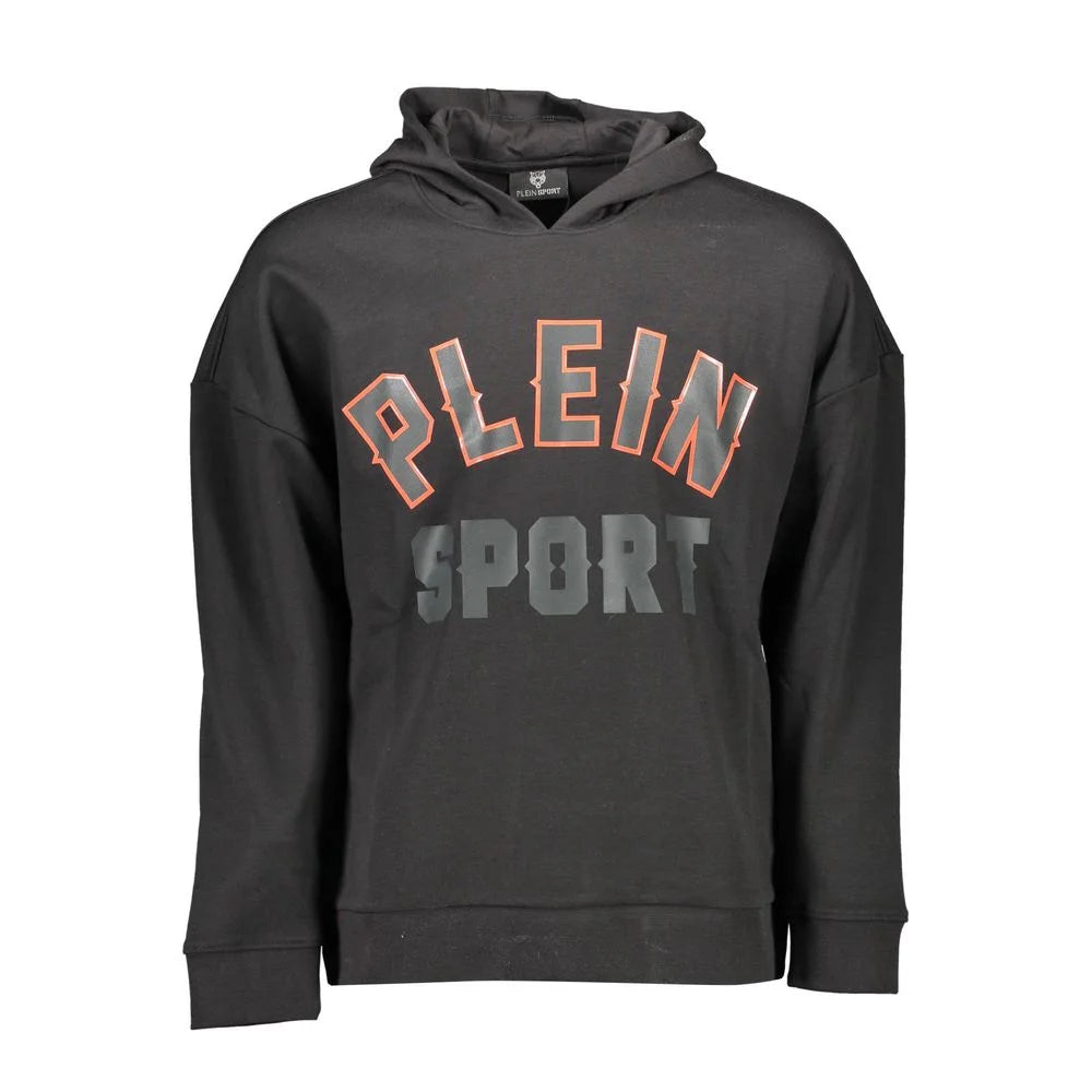Plein Sport Black Cotton Men Sweater - Hoodies