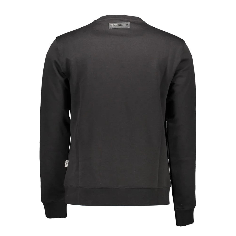 Plein Sport Black Cotton Men Sweater - Sweatshirts