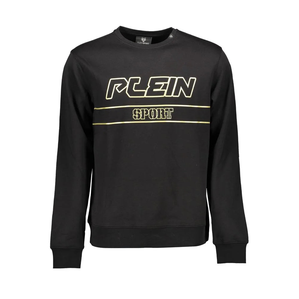 Plein Sport Black Cotton Men Sweater - Sweatshirts